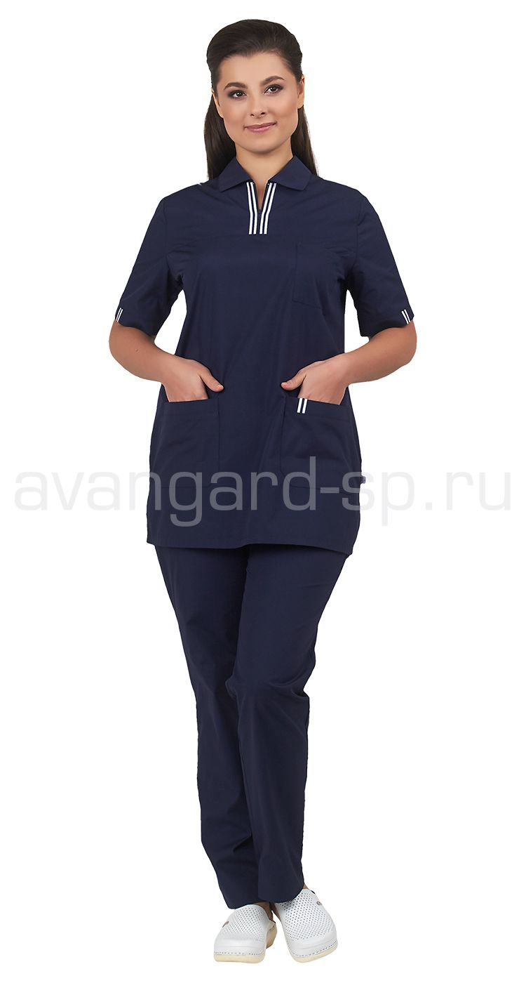 Комплект женский "Аура" синий цена