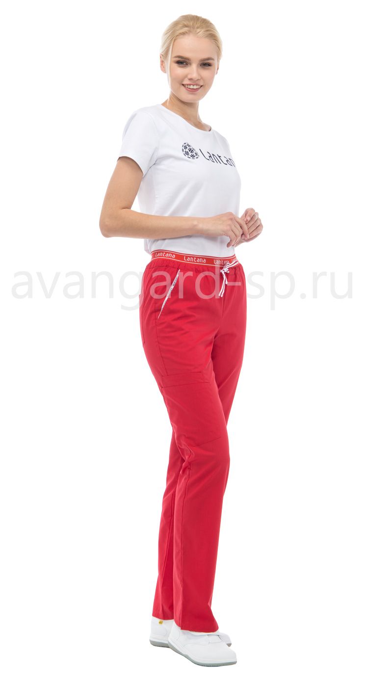 Брюки женские LF3105 "Скарлет" (красн.) цена